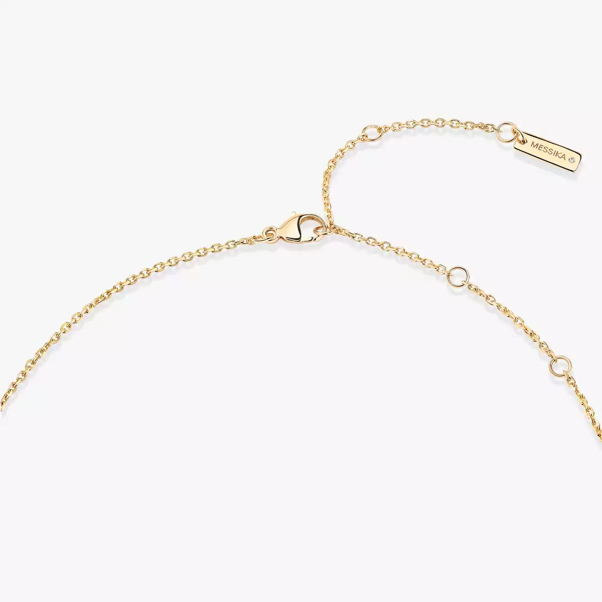 [Clover Jewelry]Lucky Eye Diamond Necklace in Rose Gold and Turquoise
