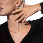[Clover Jewelry] My Twin Trio  Diamond Earrings