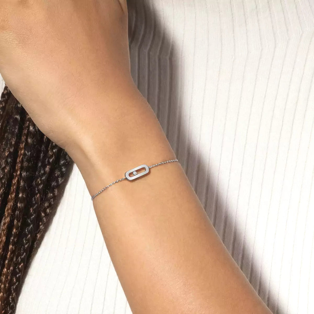[Clover Jewelry]Move Uno Diamond Bracelet