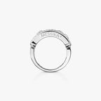 [Clover Jewelry] Move Gold Diamond Pave_ Ring