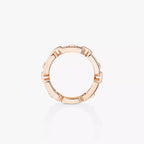 [Clover Jewelry]Move Link Pave_-Set Diamond Ring in Gold