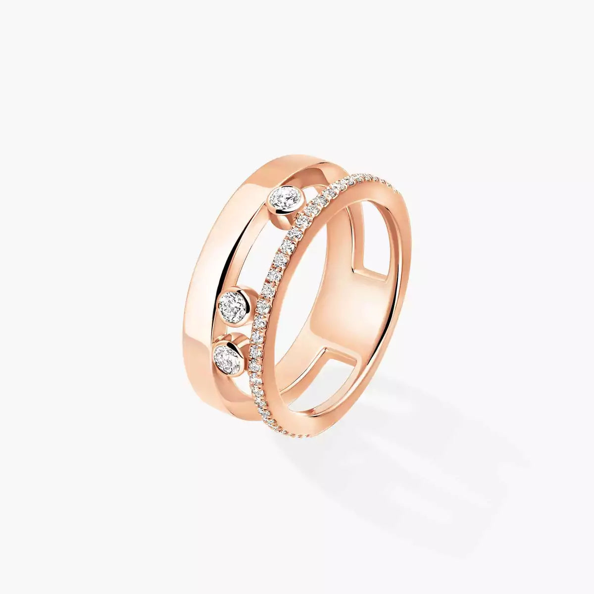 [Clover Jewelry]Move Romane Diamond Ring