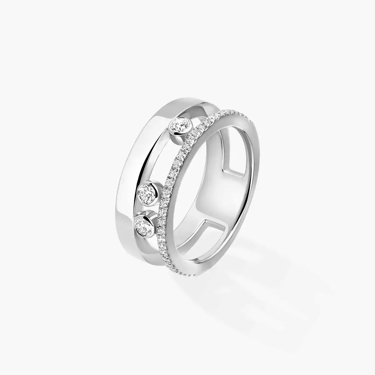[Clover Jewelry]Move Romane Diamond Ring