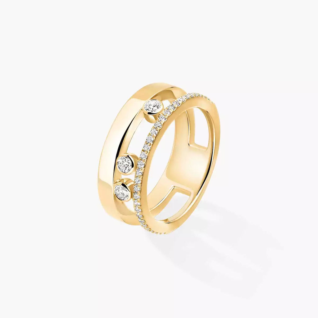 [Clover Jewelry]Move Romane Diamond Ring