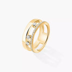 [Clover Jewelry]Move Romane Diamond Ring