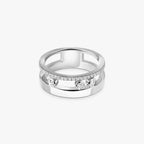 [Clover Jewelry]Move Romane Diamond Ring