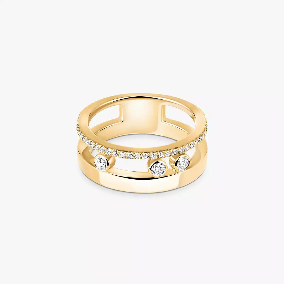 [Clover Jewelry]Move Romane Diamond Ring