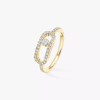 [Clover Jewelry]Move Uno Diamond Ring in Gold
