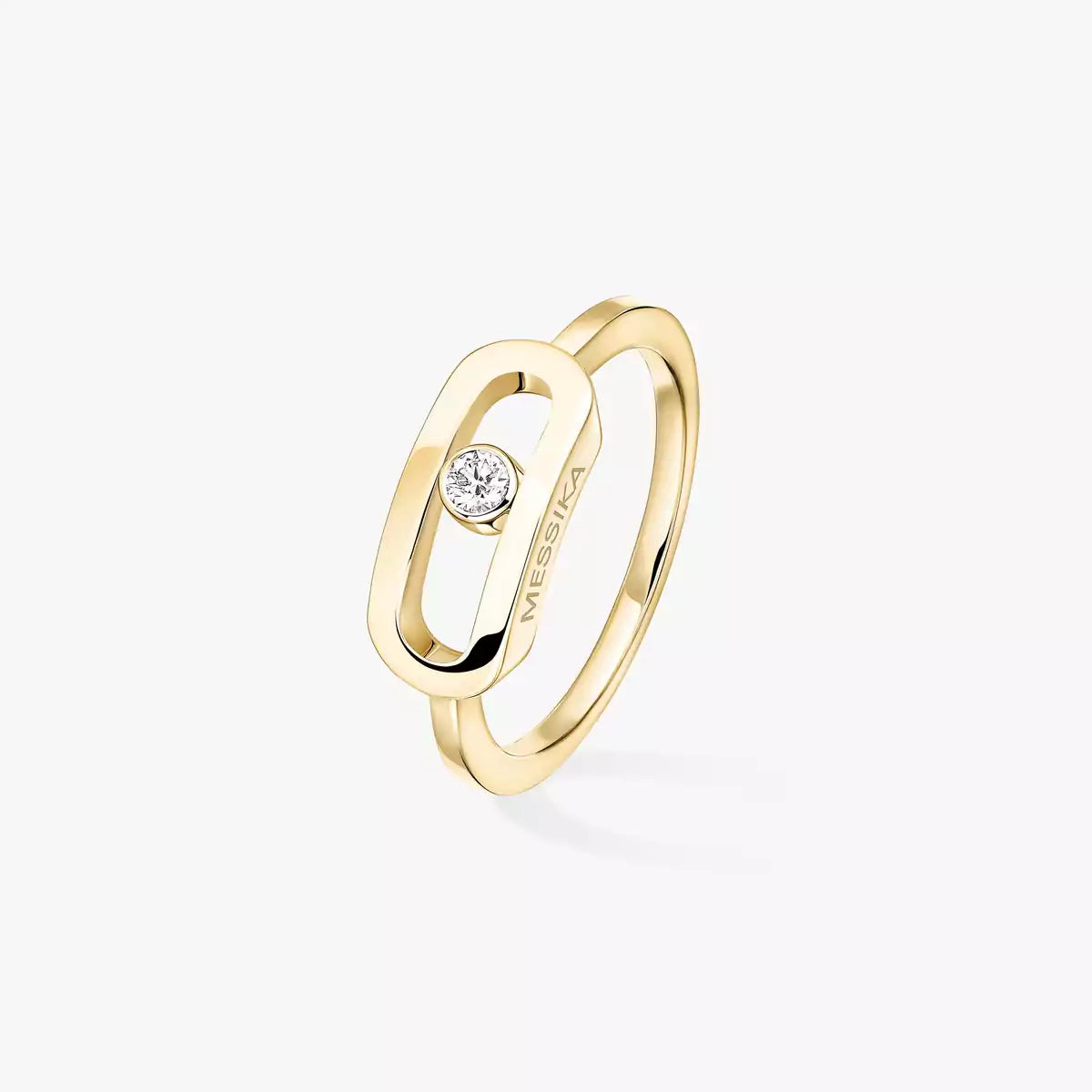 [Clover Jewelry]Move Uno Diamond Ring in Gold