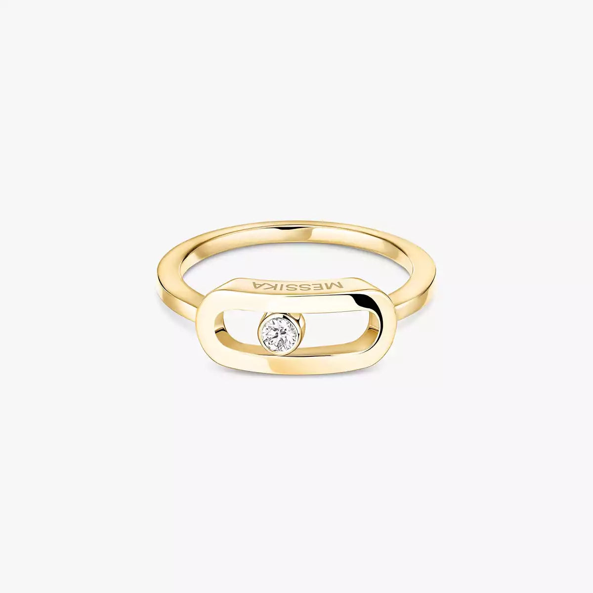 [Clover Jewelry]Move Uno Diamond Ring in Gold