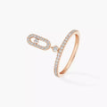 [Clover Jewelry]Move Uno Diamond Ring