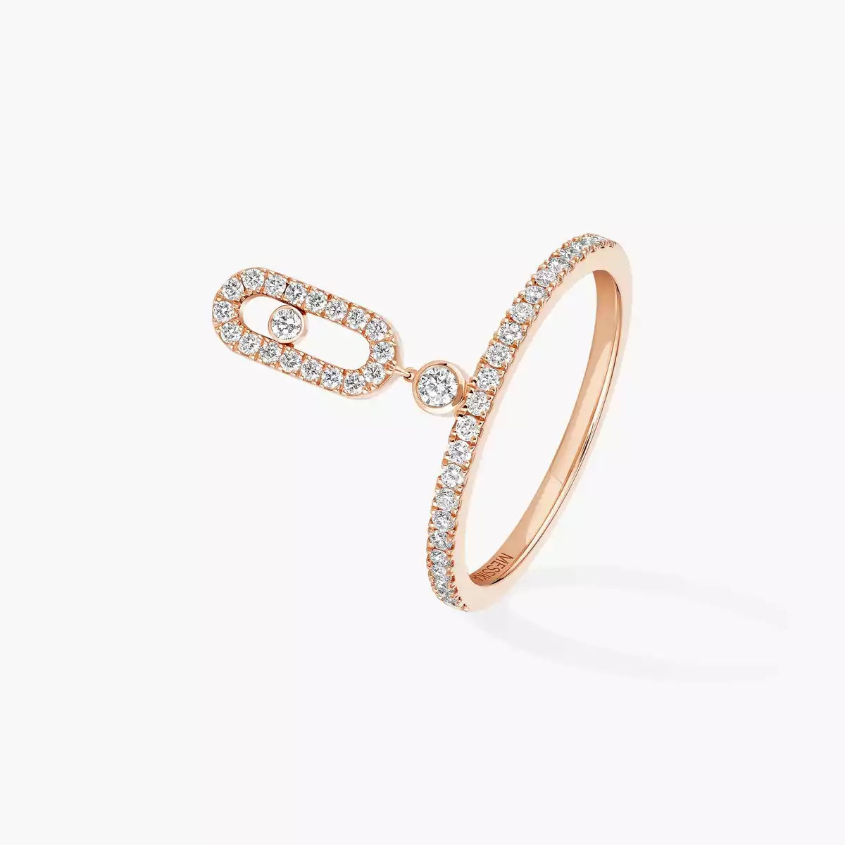 [Clover Jewelry]Move Uno Diamond Ring