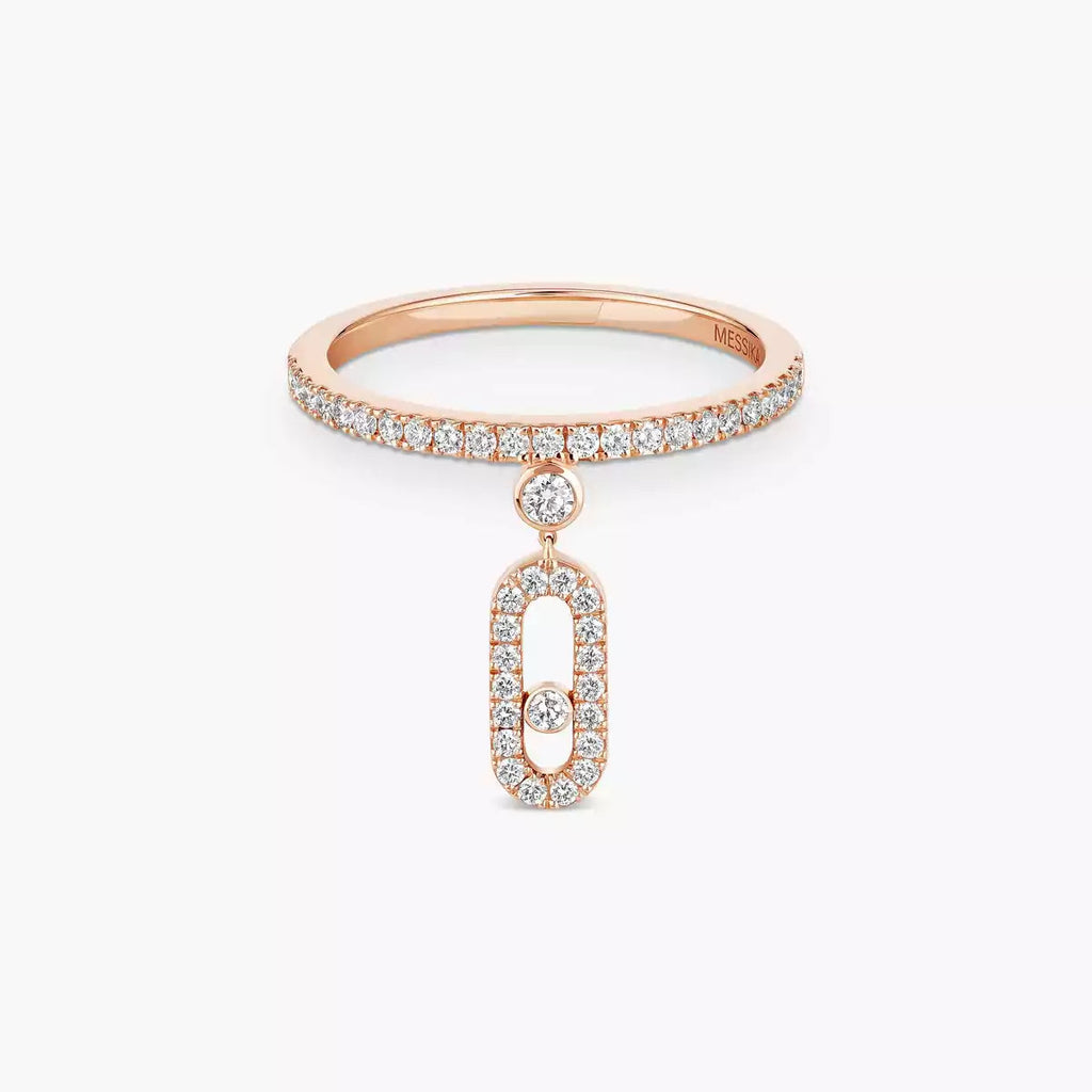 [Clover Jewelry]Move Uno Diamond Ring