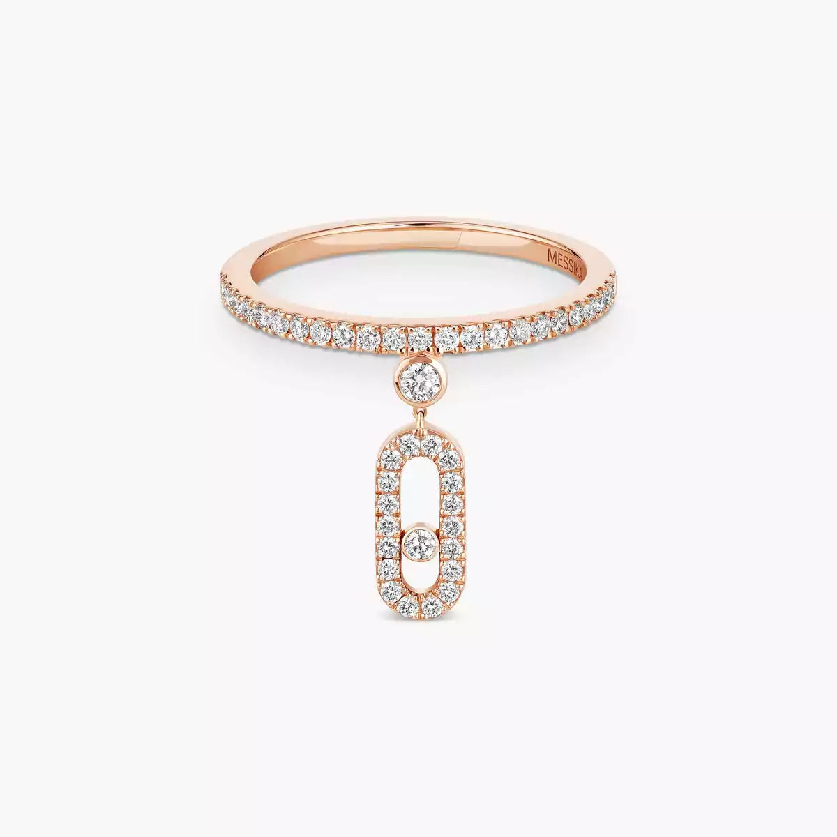 [Clover Jewelry]Move Uno Diamond Ring