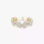[Clover Jewelry]Diamond Wedding Ring My Twin