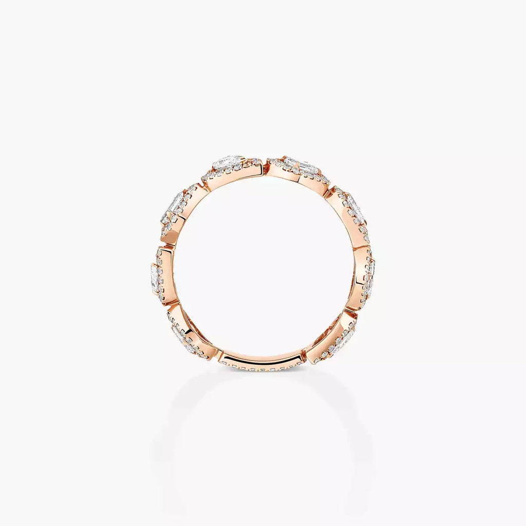[Clover Jewelry]Diamond Wedding Ring My Twin