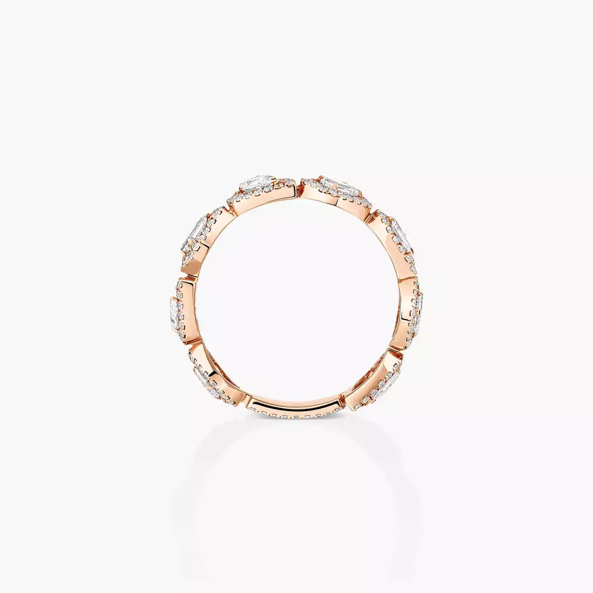 [Clover Jewelry]Diamond Wedding Ring My Twin