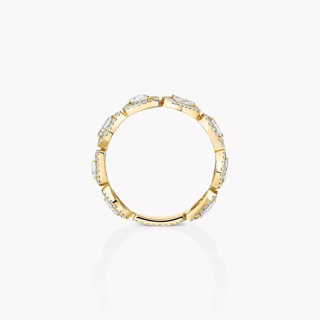 [Clover Jewelry]Diamond Wedding Ring My Twin