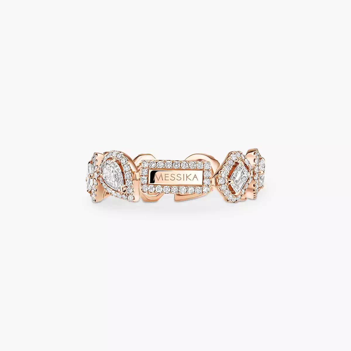 [Clover Jewelry]Diamond Wedding Ring My Twin