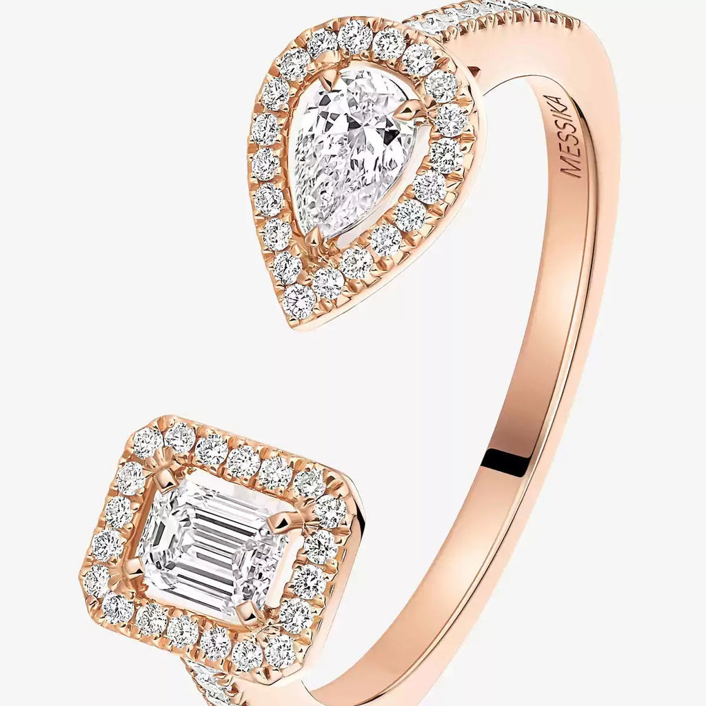[Clover Jewelry]My Twin Toi Gold Diamond Ring