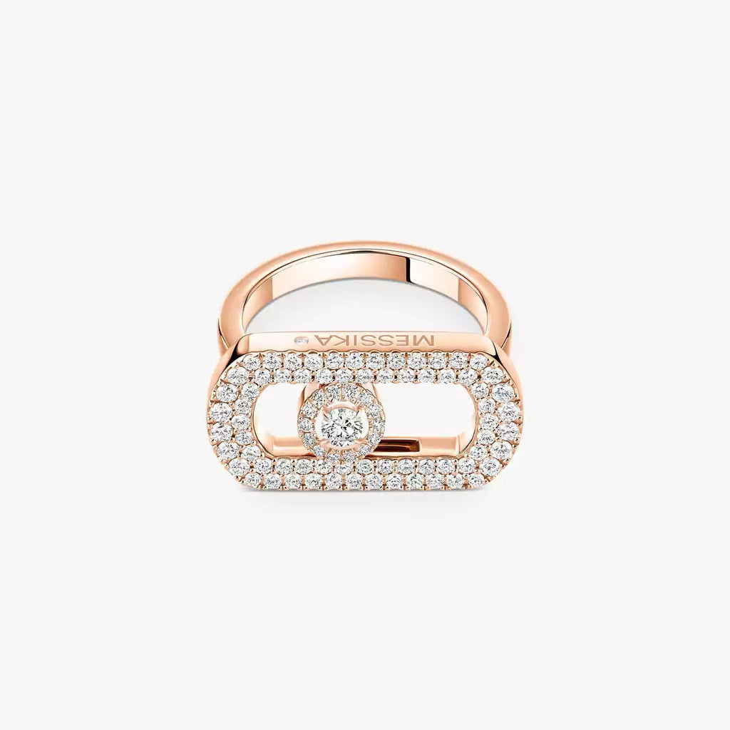 [Clover Jewelry]So Move Pave_-Set Diamond Ring