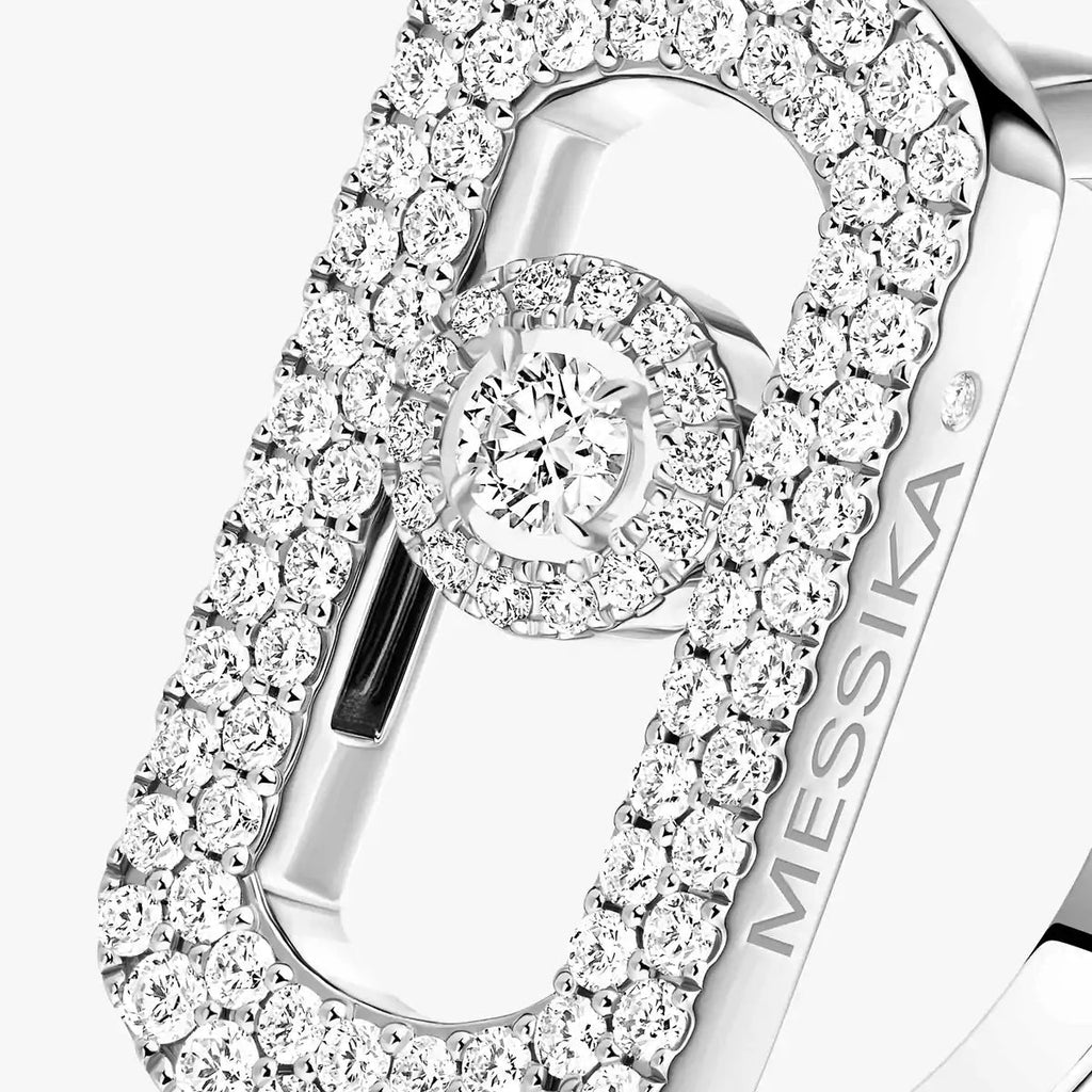[Clover Jewelry]So Move Pave_-Set Diamond Ring