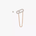 [Clover Jewelry]Move Uno Diamond Earrings
