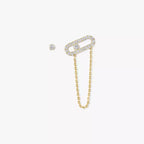 [Clover Jewelry]Move Uno Diamond Earrings