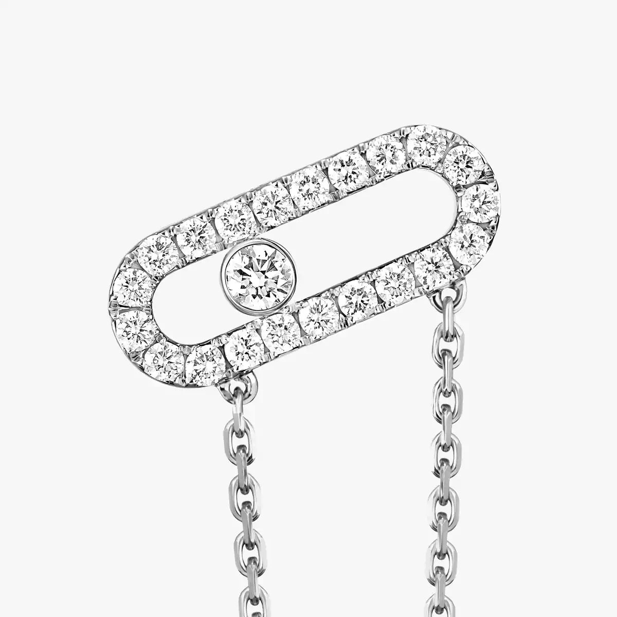 [Clover Jewelry]Move Uno Diamond Earrings
