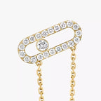 [Clover Jewelry]Move Uno Diamond Earrings