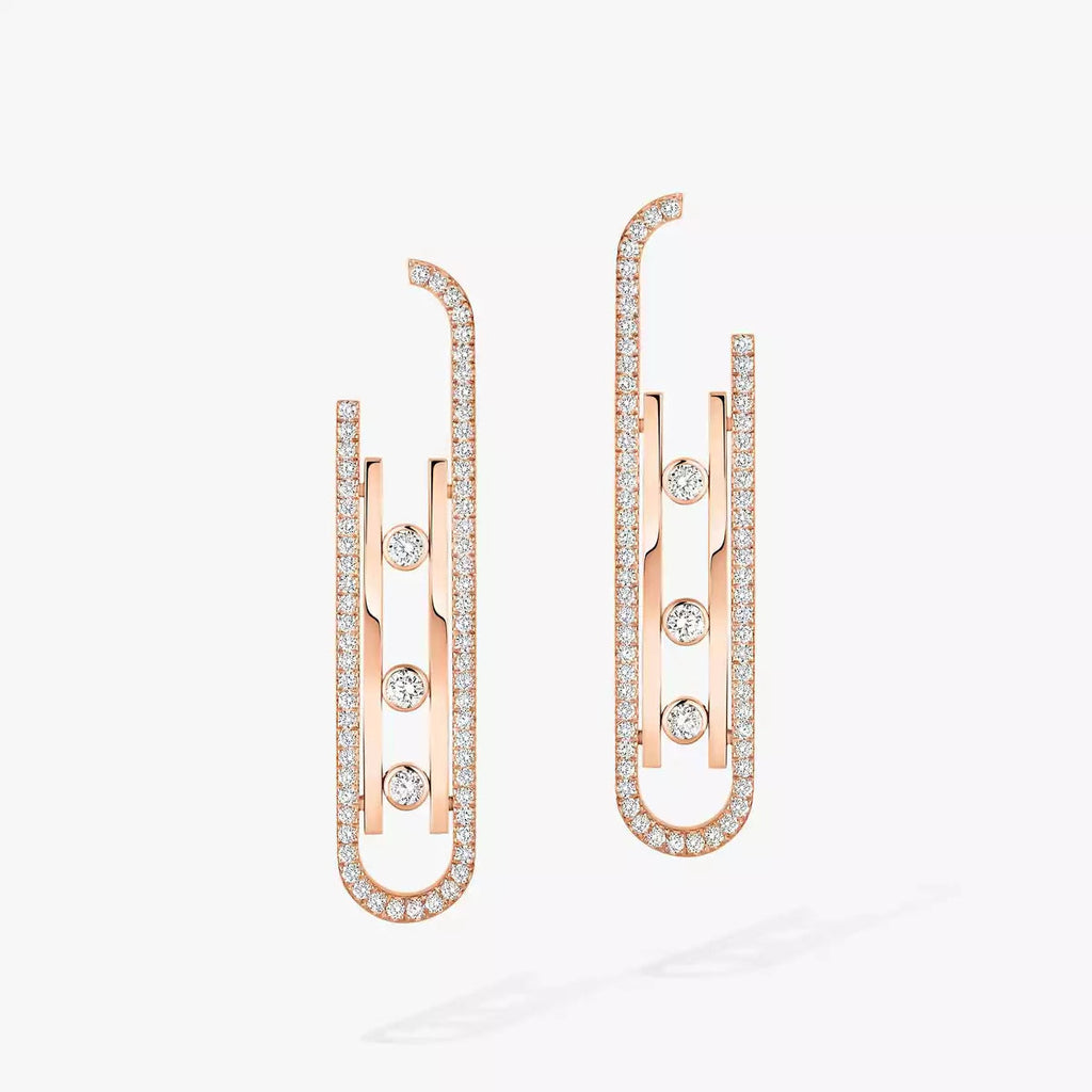 [Clover Jewelry]Diamond Pendant Earrings Move 10Th