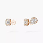 [Clover Jewelry]Diamond Earrings 0,10ct My Twin 1+2