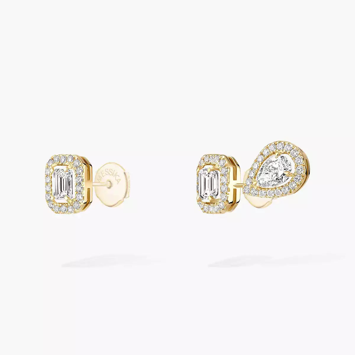 [Clover Jewelry]Diamond Earrings 0,10ct My Twin 1+2