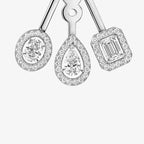 [Clover Jewelry] My Twin Trio  Diamond Earrings