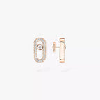 [Clover Jewelry]Move Uno Diamond Earrings