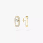 [Clover Jewelry]Move Uno Diamond Earrings