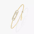 [Clover Jewelry]Pavé Baby Move Diamond Bracelet