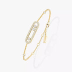 [Clover Jewelry]Pavé Baby Move Diamond Bracelet