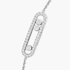 [Clover Jewelry]Pavé Baby Move Diamond Bracelet