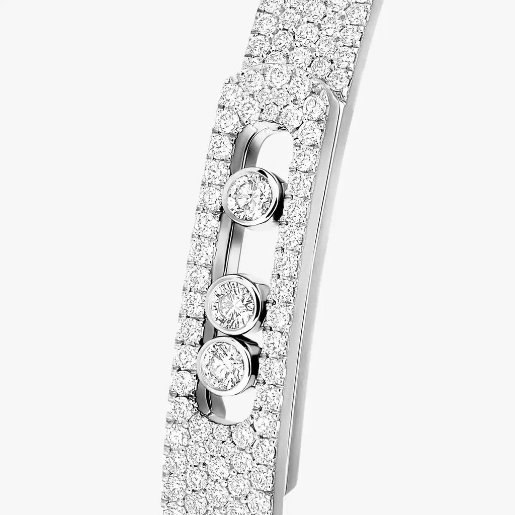 [Clover Jewelry]Move Noa Full Pavé Diamond Bangle Bracelet