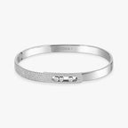 [Clover Jewelry]Move Noa Rose Gold Pavé Diamond Bangle Bracelet