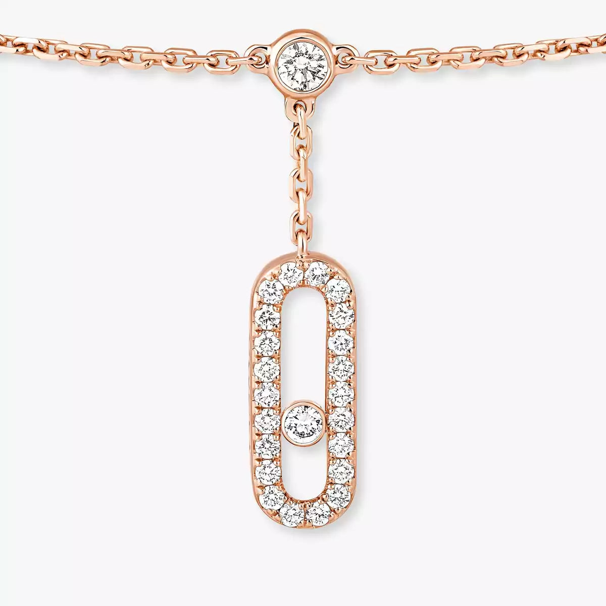 [Clover Jewelry] Move Uno pavé ankle bracelet