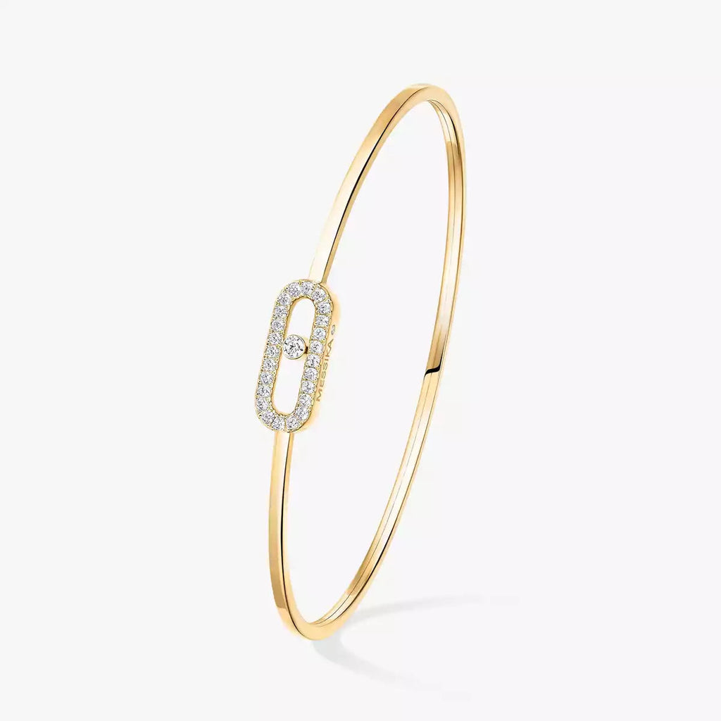 [Clover Jewelry]Move Uno pavé flex bangle medium