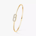 [Clover Jewelry]Move Uno pavé flex bangle medium