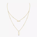 [Clover Jewelry] Move Uno Diamond Necklace