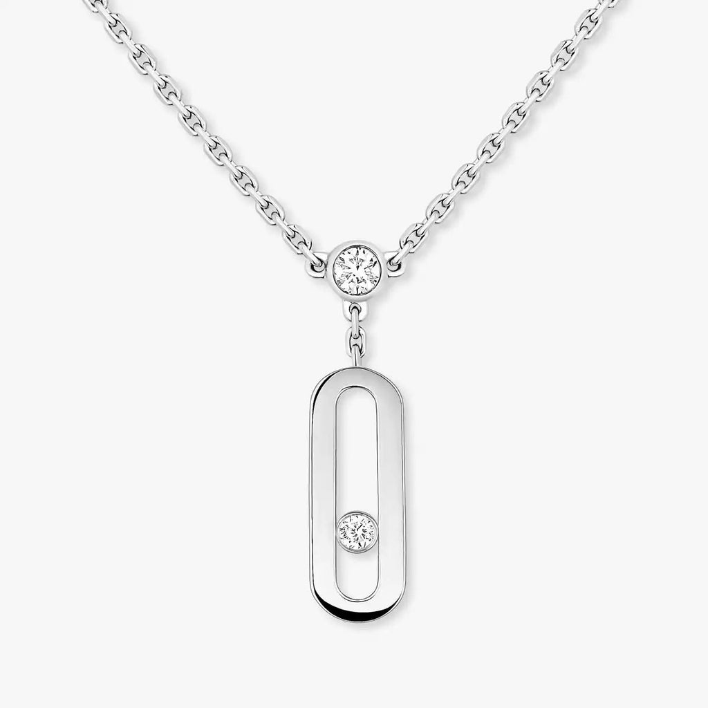 [Clover Jewelry] Move Uno Diamond Necklace