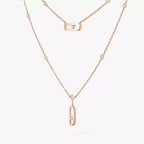 [Clover Jewelry] Move Uno Diamond Necklace