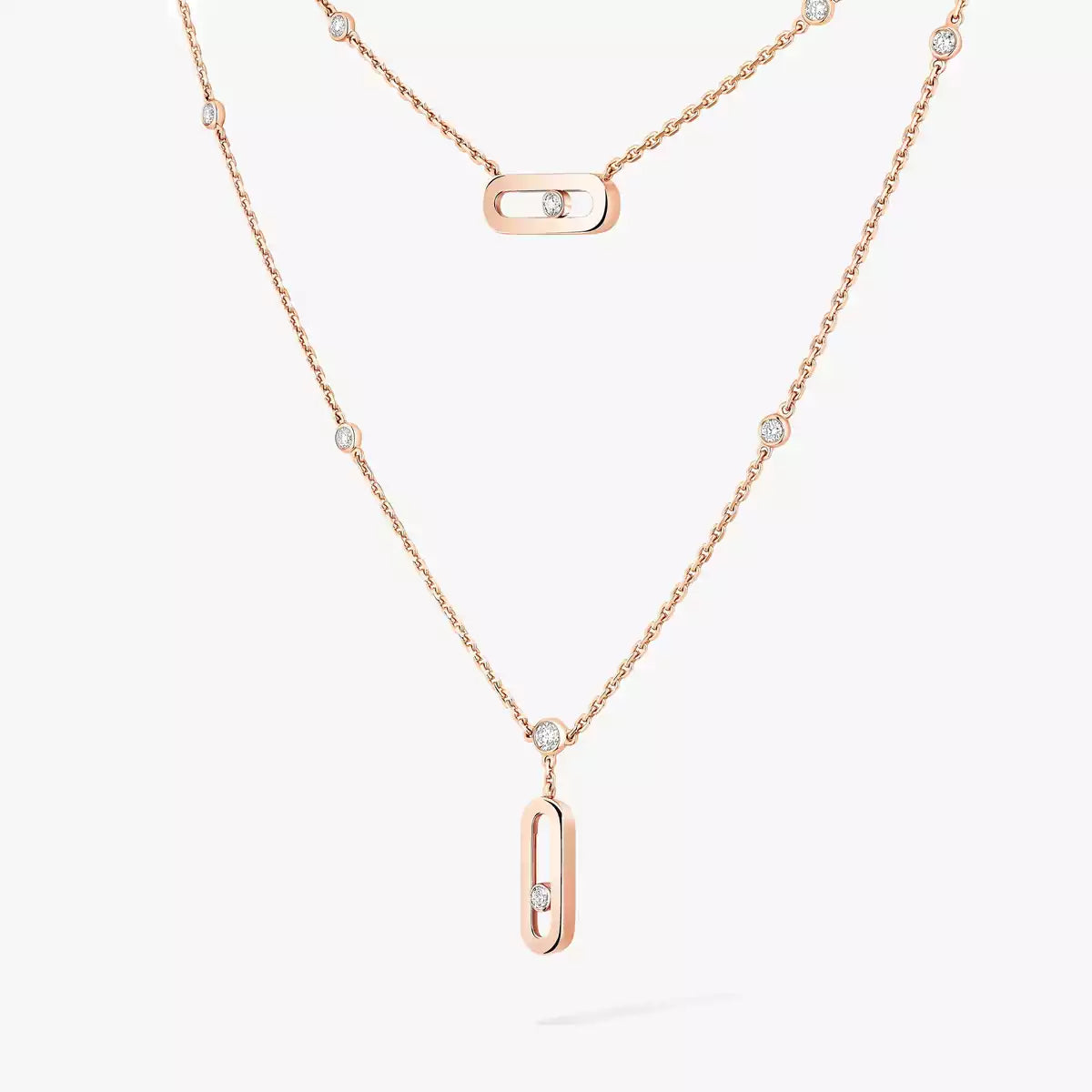 [Clover Jewelry] Move Uno Diamond Necklace