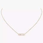 [Clover Jewelry] Baby Move Gold Diamond Necklace