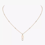 [Clover Jewelry] Move Uno Gold Diamond Long Necklace